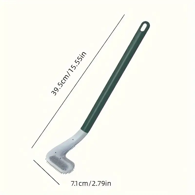 4 Pack Golf Toilet Brush, Flexible Long Handled Toilet Cleaning Brush